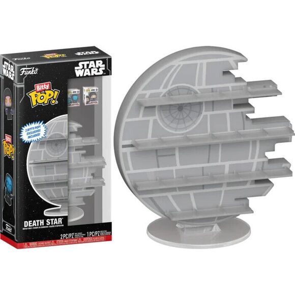 Funko Bitty POP! Display: Star Wars Death Star Emperor Palpatine & Darth Vader - Picture 2 of 10
